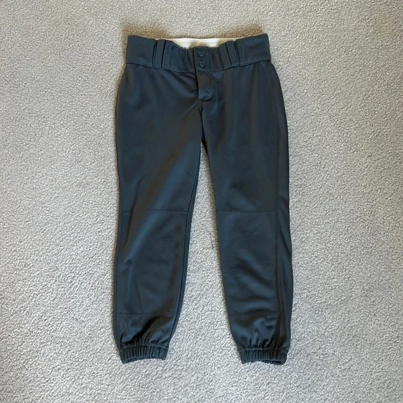 CHAMPRO Girls Gray Softball Pants, Size Large - Picture 1 of 7
